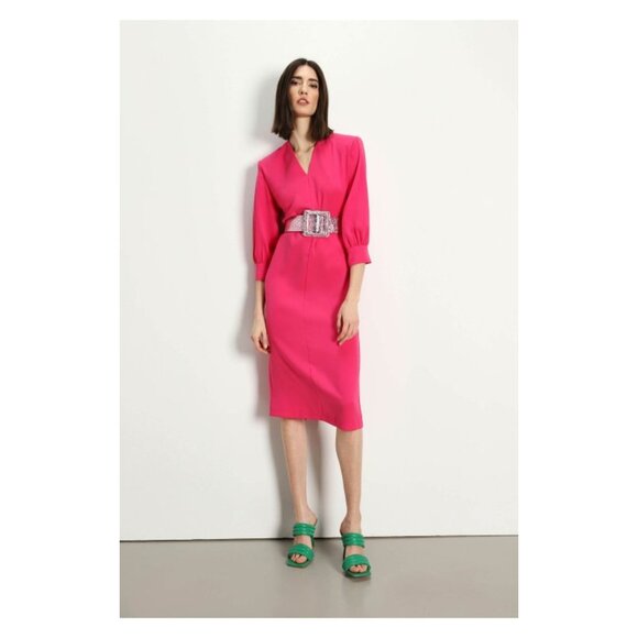 Stunning Fuchsia Pink Dress by IMPERIAL - New Without Tag - Picture 2 of 6